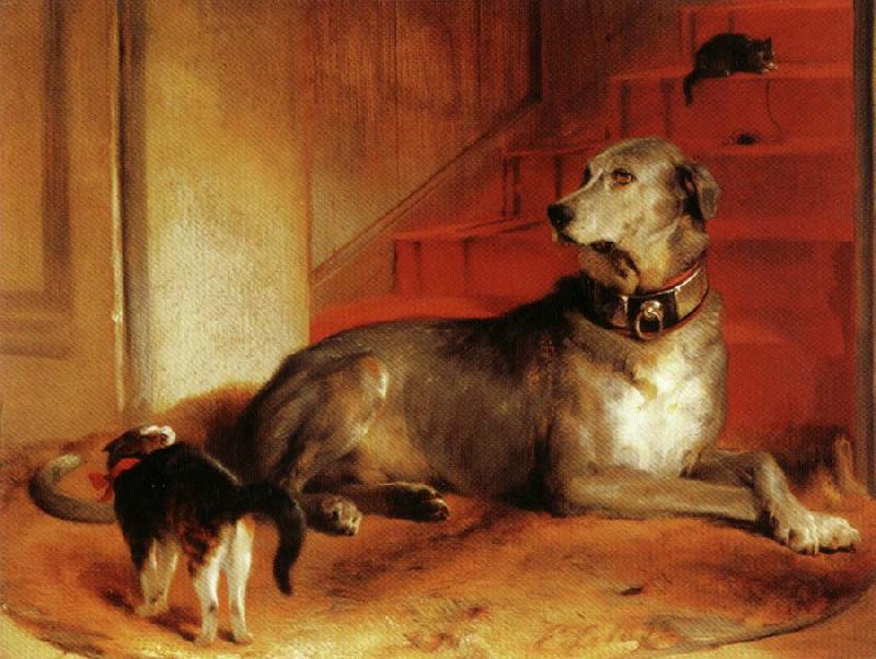 Sir edwin henry landseer,R.A. Lady Blessingham's Dog Sweden oil painting art